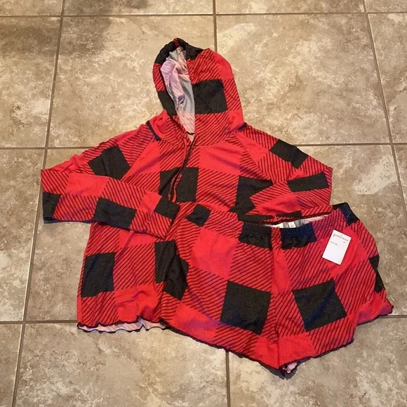 Super soft Nordstrom BP size medium buffalo check pj set - Picture 3 of 5